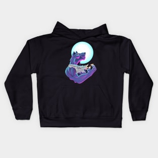 Cyberpunk Werewolf Kids Hoodie